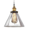 Leona 8-inch Adjustable Cord Glass Edison Lamp - Image 2
