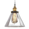 Leona 8-inch Adjustable Cord Glass Edison Lamp - Image 3