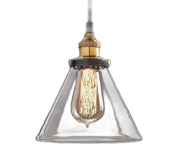 Leona 8-inch Adjustable Cord Glass Edison Lamp - Image 3