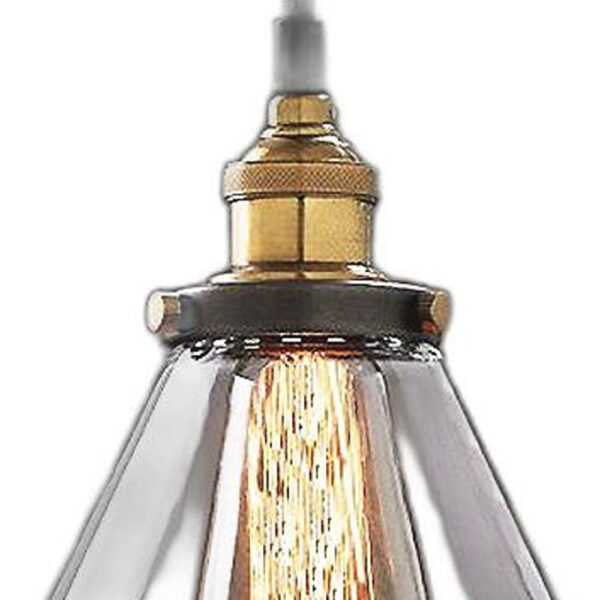 Leona 8-inch Adjustable Cord Glass Edison Lamp - Image 5