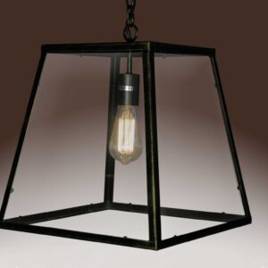 Lucy 1-light Black Edison Lamp with Bulb
