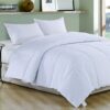 White Medium Weight Hypoallergenic Twin Down Alternative Comforter Duvet insert - Image 5