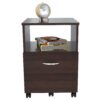 Espresso Finish Wood Large Drawer Filing Cabinet - Image 3