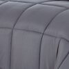 Dark Gray Medium Warmth Down Alternative Comforter King California King - Image 4