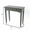 12 x 30 x 30 Gray 1 Drawer Minimalist - Console Table - Image 2