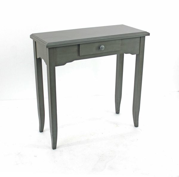 12 x 30 x 30 Gray 1 Drawer Minimalist - Console Table - Image 3