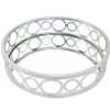 14 x 14 x 4 Silver Classic  Mirror Tray