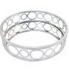 14 x 14 x 4 Silver Classic  Mirror Tray - Image 3
