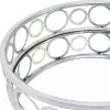 14 x 14 x 4 Silver Classic  Mirror Tray - Image 5