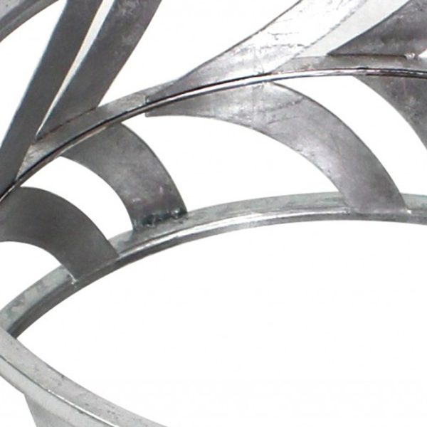 14 x 14 x 4 Silver Streamline Mirror  Tray - Image 5
