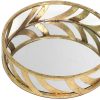 14 x 14 x 4 Gold Streamline Mirror  Tray - Image 4