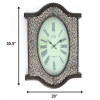 Bronze Finish Wooden Vintage Wall Clock - Image 2
