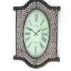 Bronze Finish Wooden Vintage Wall Clock - Image 3