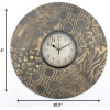1.75 X 20.5 X 20.5 Vintage Round Metal Wall Clock - Image 2