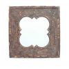 36 x 36 x 1.75 Bronze Vintage Cosmetic With Quadrate Frame - Wall Mirror