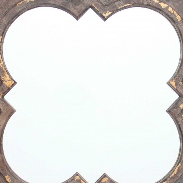 36 x 36 x 1.75 Bronze Vintage Cosmetic With Quadrate Frame - Wall Mirror - Image 4