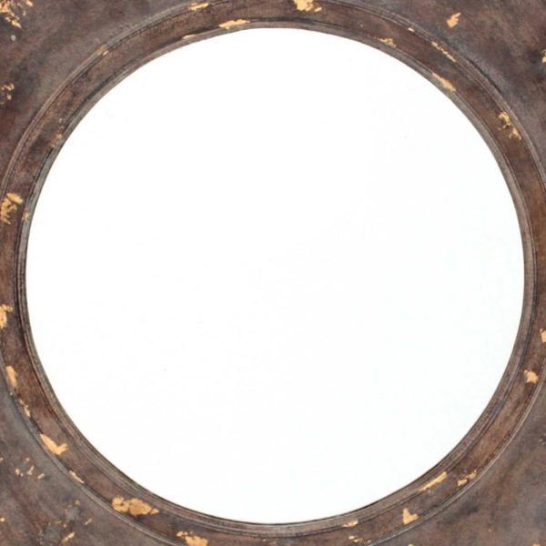 23.5 x 27 x 3.5 Bronze Vintage Round Hexagon Frame - Cosmetic Mirror - Image 4