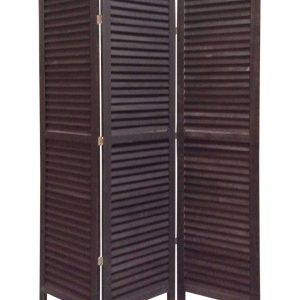 1 x 48 x 67 Black Wood Shutter - Screen