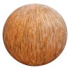1 x 16 x 14 Sandstone Ribbed Finish Outdoor Light - Ball