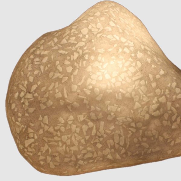 1 x 12 x 10 Sandstone Glass Pieces Polished Stone With Outdoor Light - Image 5