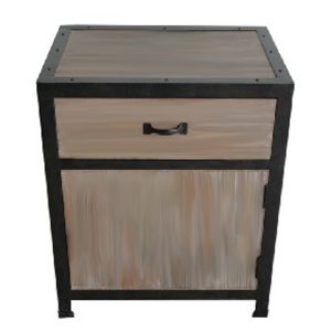 1" x 17" x 20" Brown, Wood - End Table
