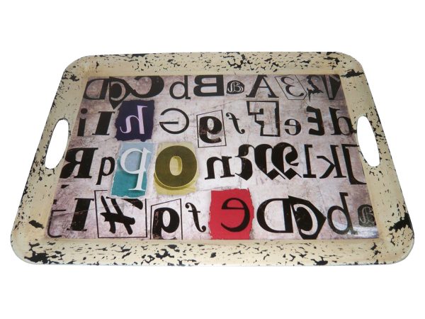 1 x 20 x 15 Multi Color Metal  Inspiration Tray - Image 3