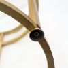 20" Glass And Iron Round Coffee Table - Image 4