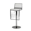 32" White Eco Leather and Steel - Image 4