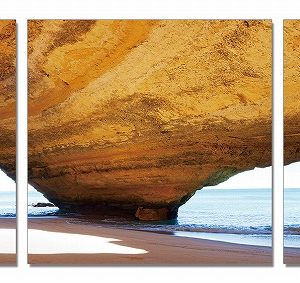 24" Multicolor Canvas 3 Horizontal Panels Photo