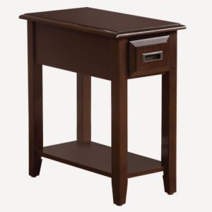 Dark Cherry Wooden Side Table
