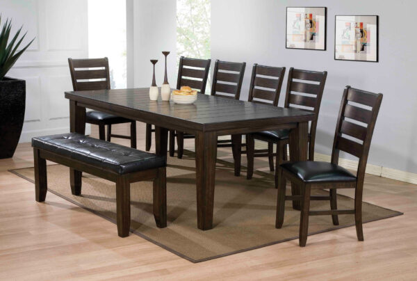 42" X 48-66" Espresso Dining Table - Image 3