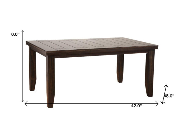 42" X 48-66" Espresso Dining Table - Image 4