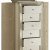 18" X 12" X 38" Antique Gold Jewelry Armoire