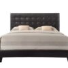 83" X 64" X 46" Queen Espresso Pu Bed - Image 2