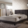 83" X 64" X 46" Queen Espresso Pu Bed - Image 4