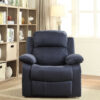 36" X 36" X 41" Chocolate Microfiber Recliner - Image 2