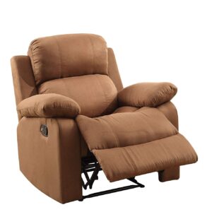 36" X 36" X 41" Chocolate Microfiber Recliner