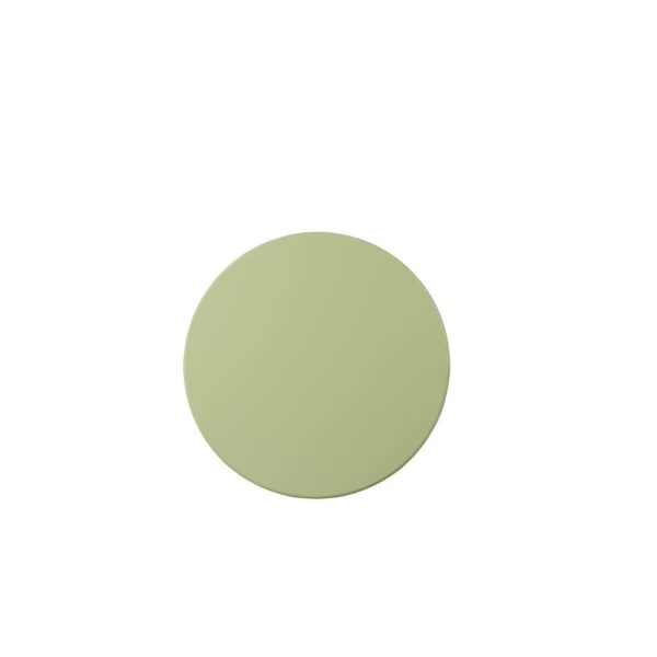 Light Green Solid Wooden Pedestal Side Table - Image 2