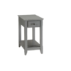 Cutie Compact Gray Single Drawer End Table - Image 2