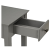 Cutie Compact Gray Single Drawer End Table - Image 3