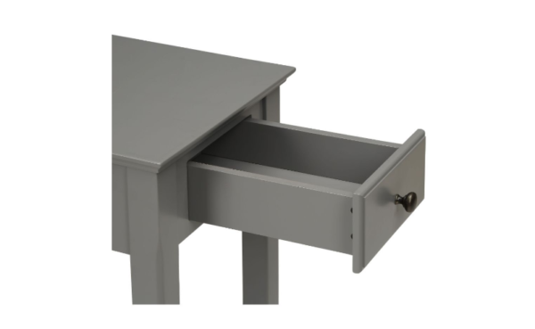 Cutie Compact Gray Single Drawer End Table - Image 3