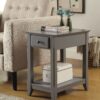 Cutie Compact Gray Single Drawer End Table - Image 5