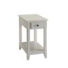 Cutie Compact White Single Drawer End Table - Image 2