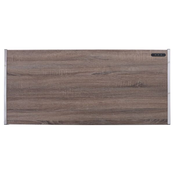 Cool Oak and Chrome USB Desk - Image 4