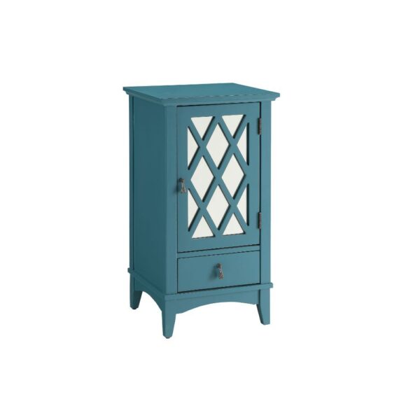 Pop of Color Teal Accent Cabinet - Image 2