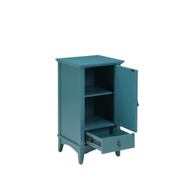 Pop of Color Teal Accent Cabinet - Image 3