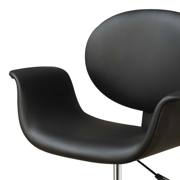 27" X 24" X 34" Black Pu Office Chair - Image 2