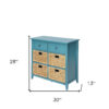 Pop of Color Teal Accent Chest with Storage - Image 3