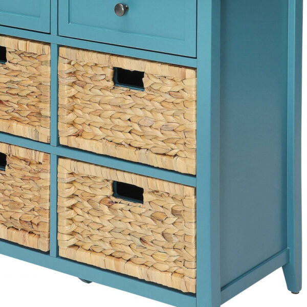 Pop of Color Teal Accent Chest with Storage - Image 4