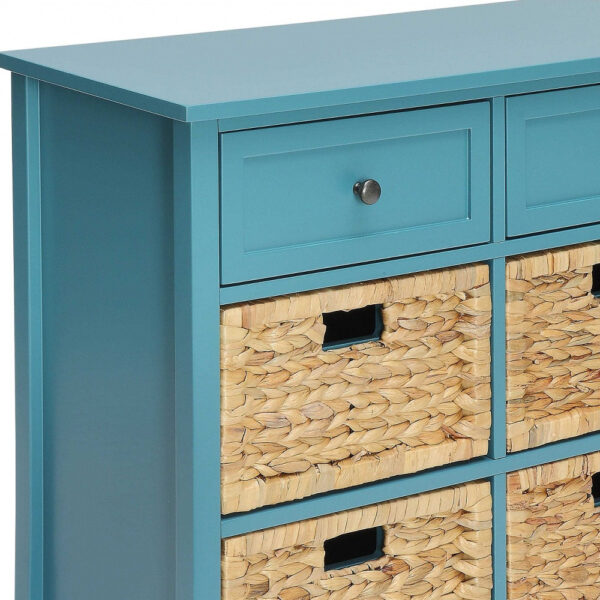 Pop of Color Teal Accent Chest with Storage - Image 2